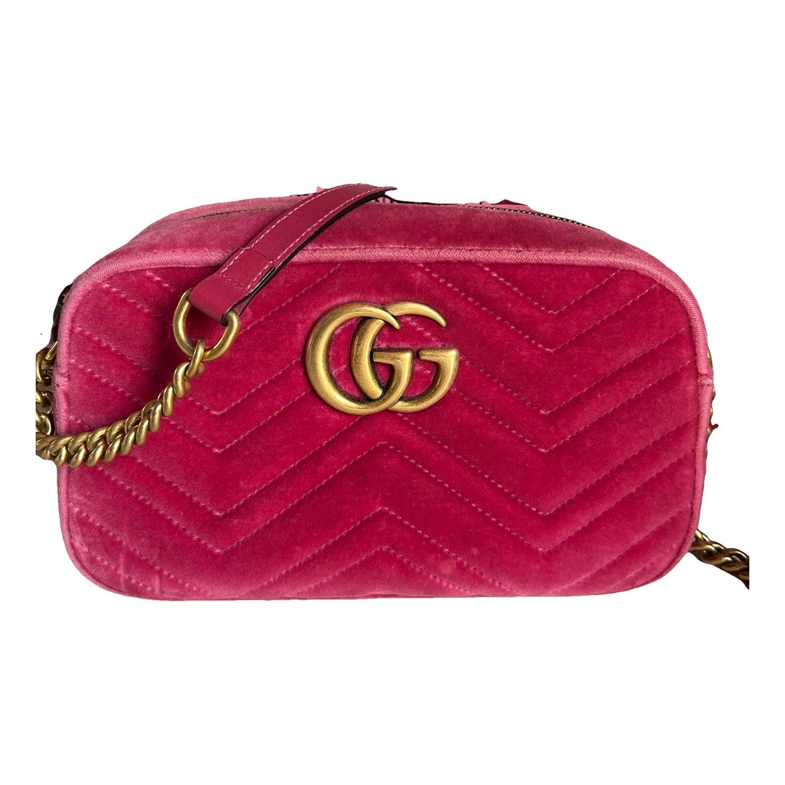 Marmont velvet crossbody bag
