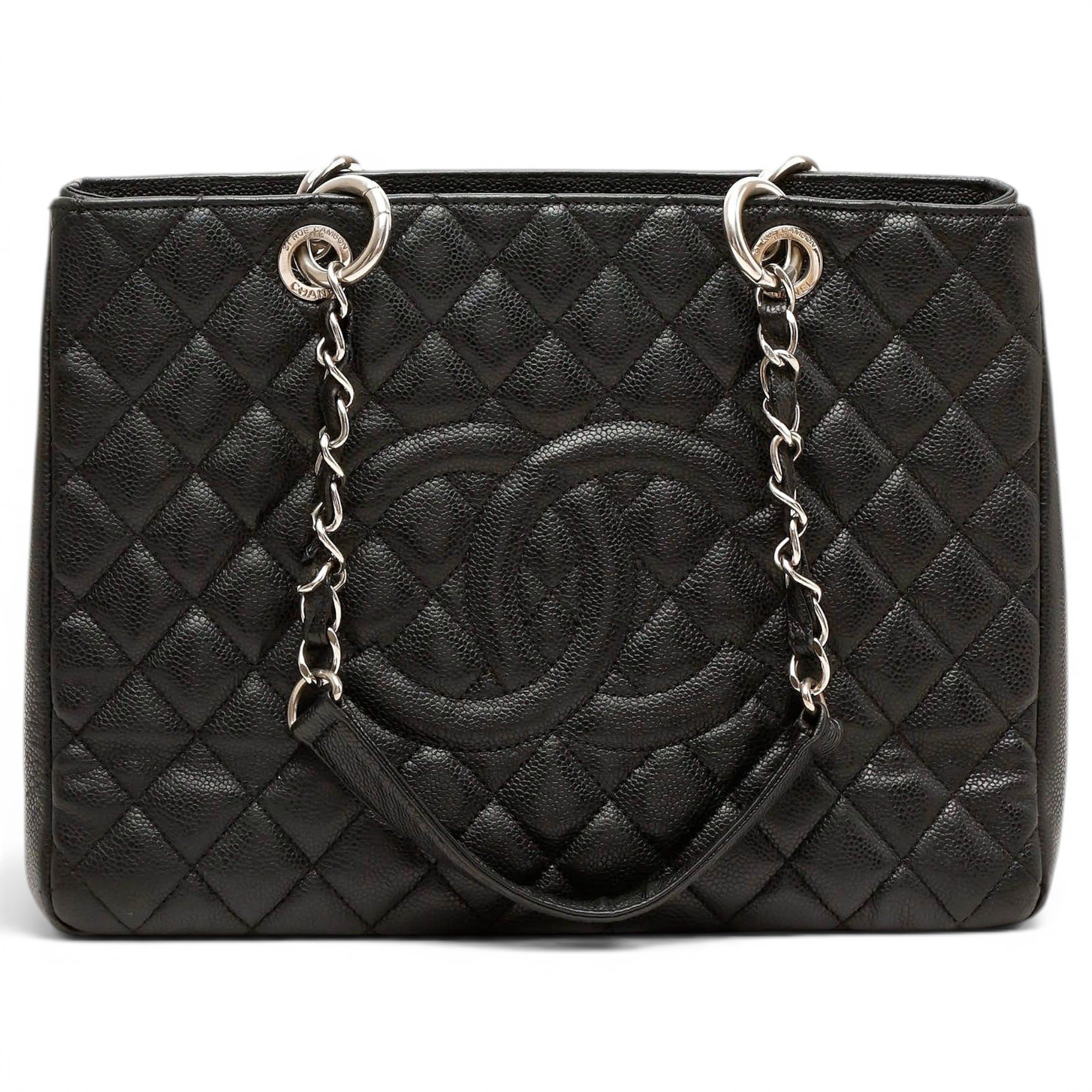 Grand shopping leather tote