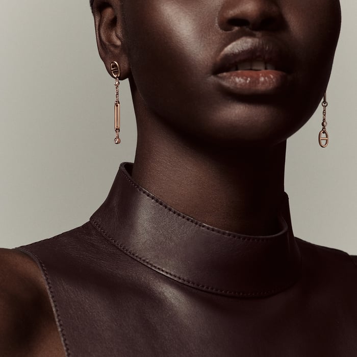 Sans Coloris Chaine d'Ancre Chaos Earrings