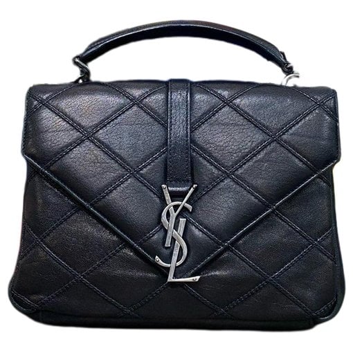 Collége monogramme leather handbag