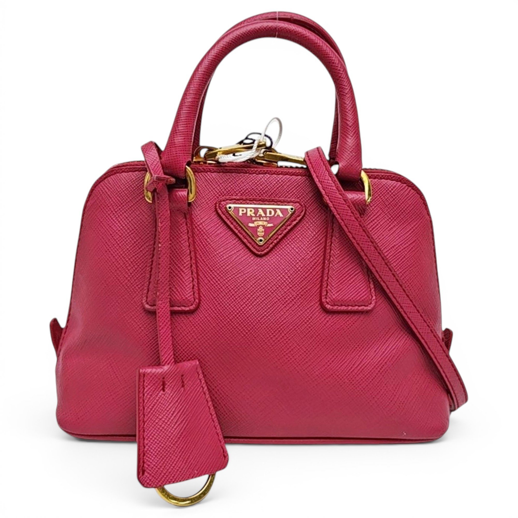 Promenade leather handbag
