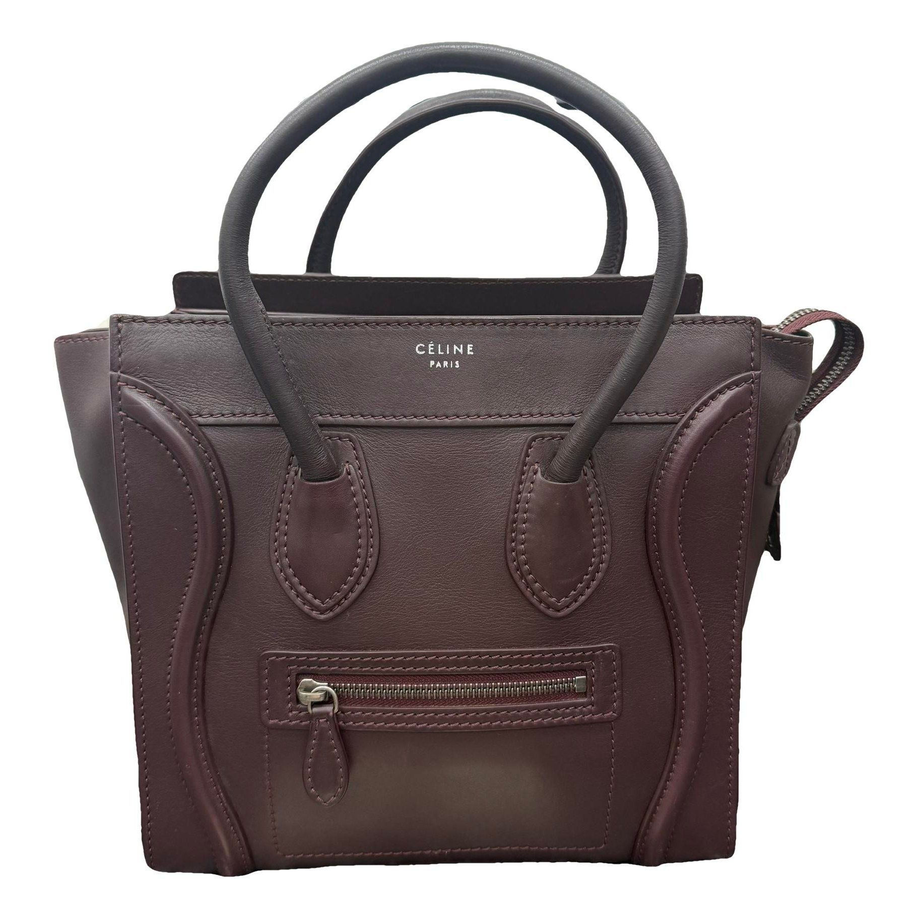 Luggage leather handbag