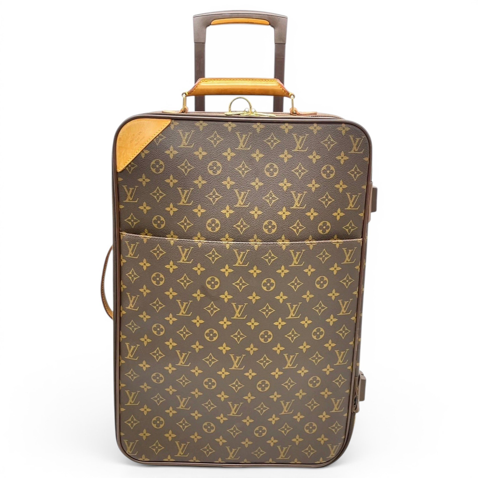 Pegase leather travel bag