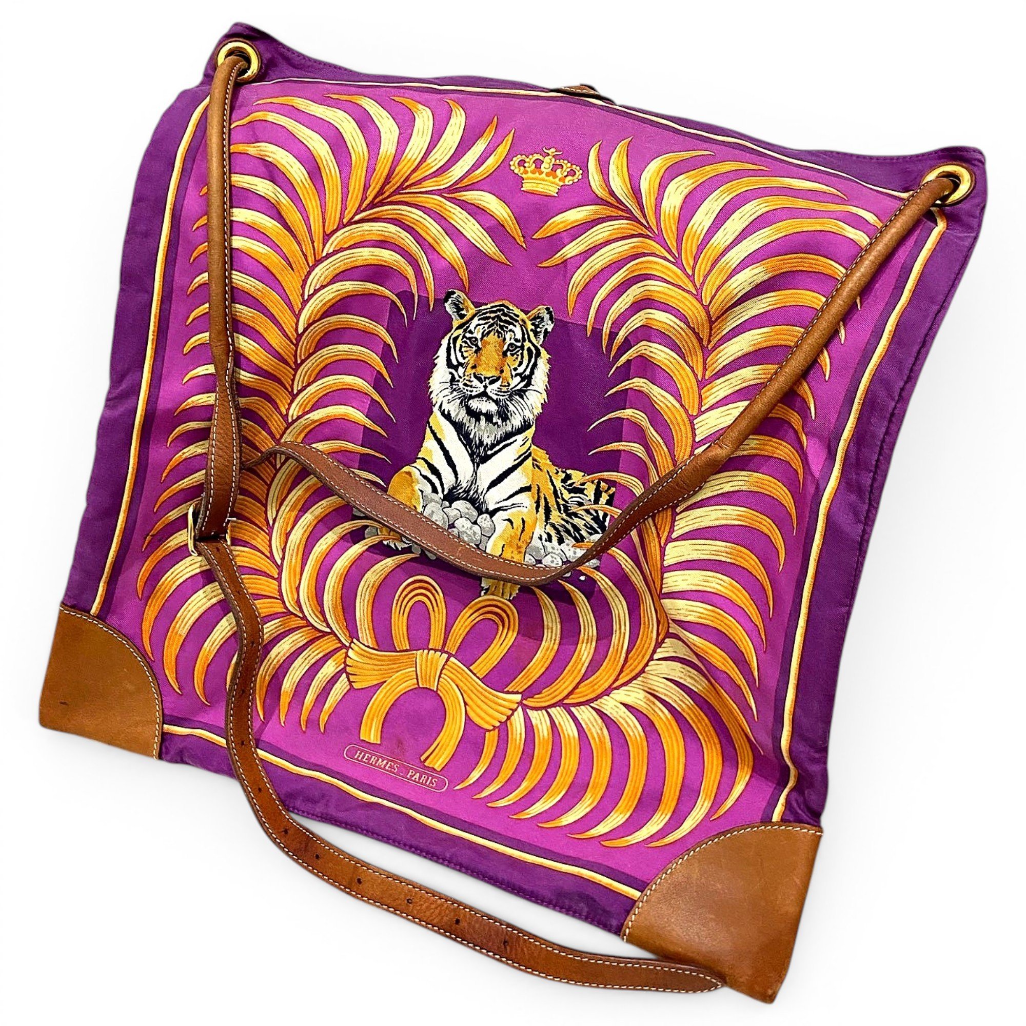 Silk City silk crossbody bag