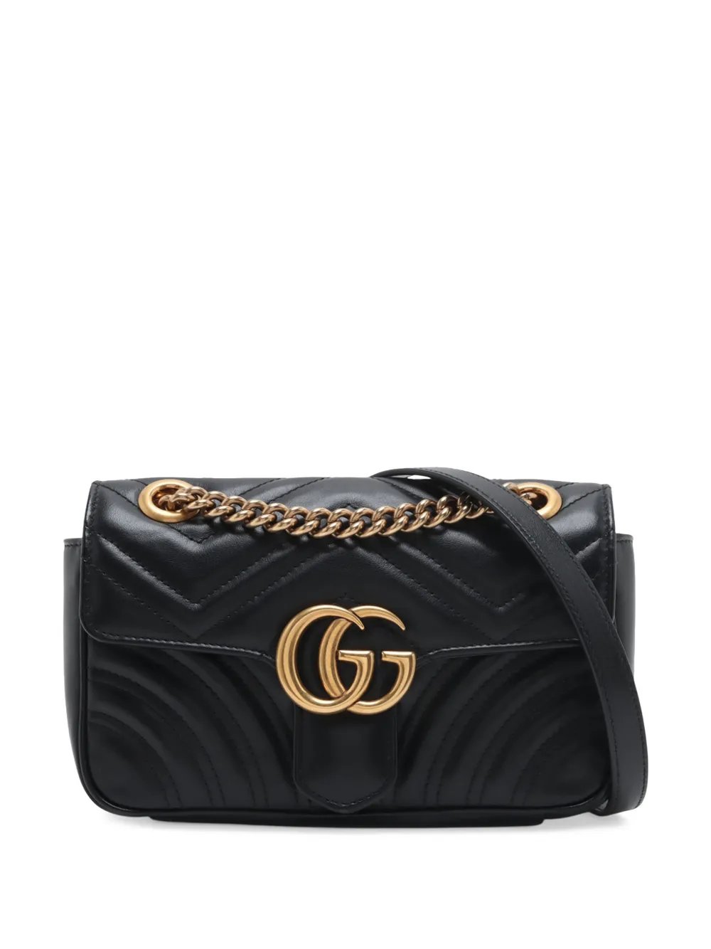 2016-2026 Small GG Marmont Matelasse Calfskin shoulder bag