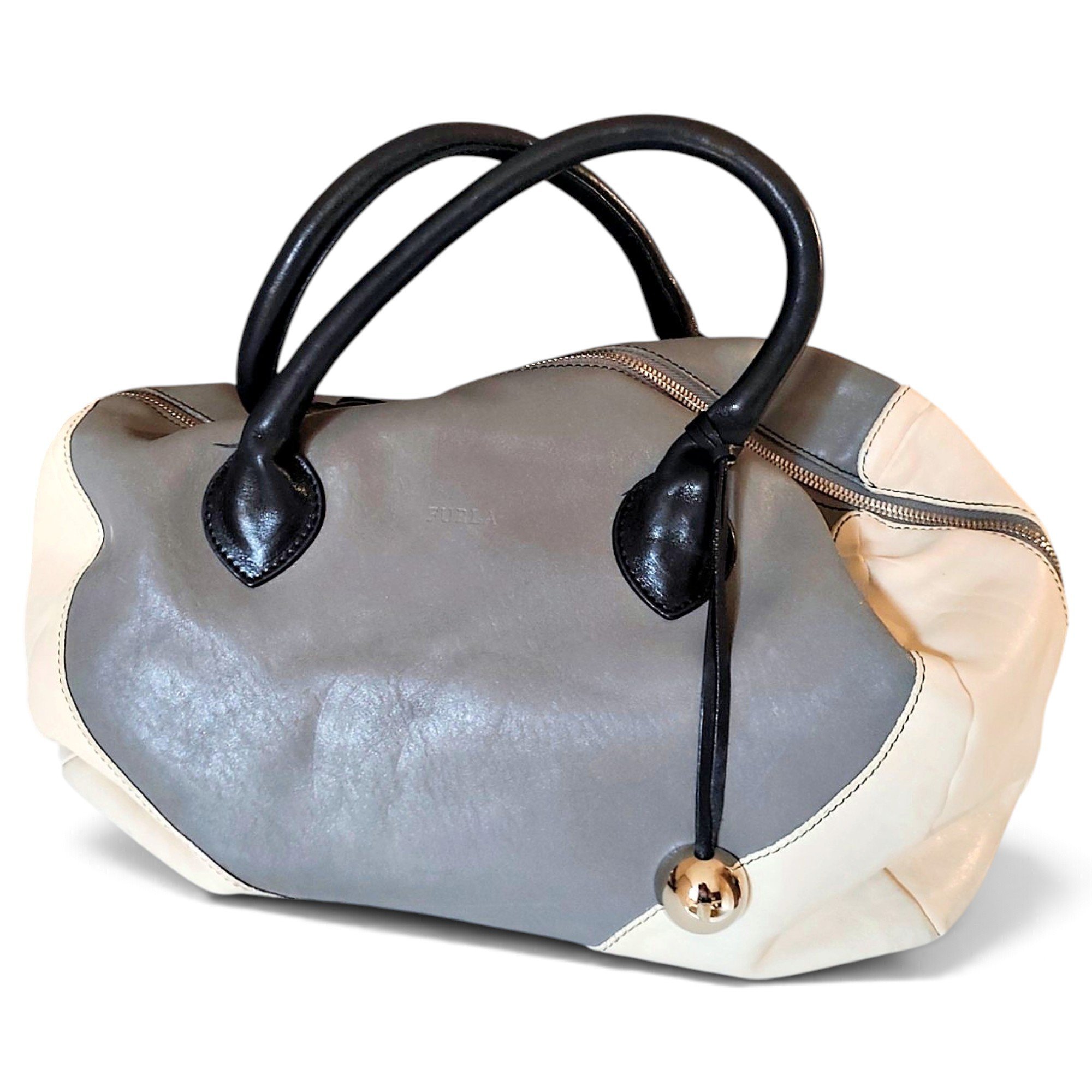 Candy Bag leather bowling bag