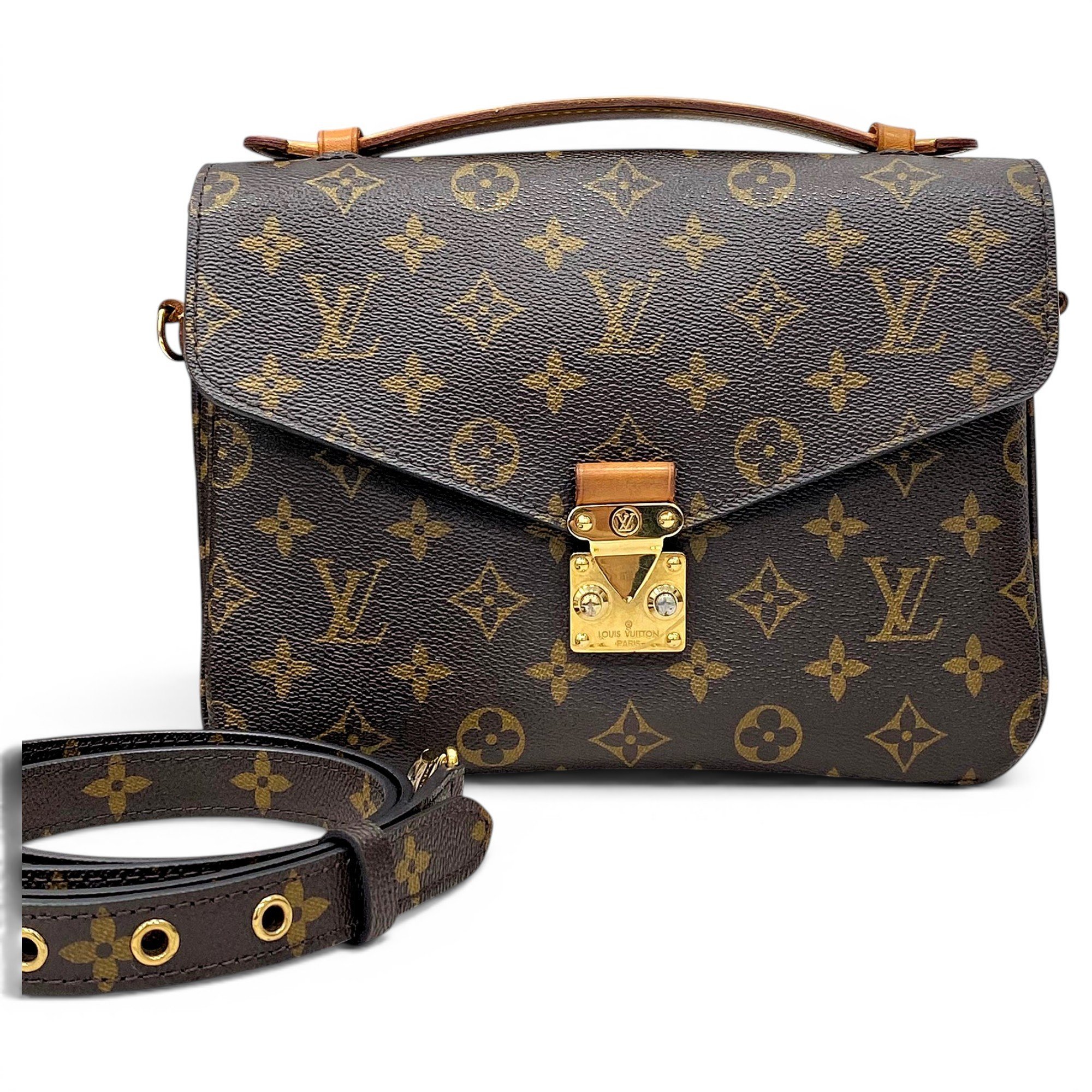 Metis leather handbag