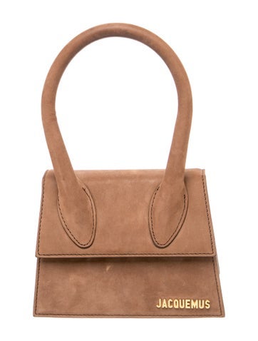 Jacquemus Suede Top Handle Bag