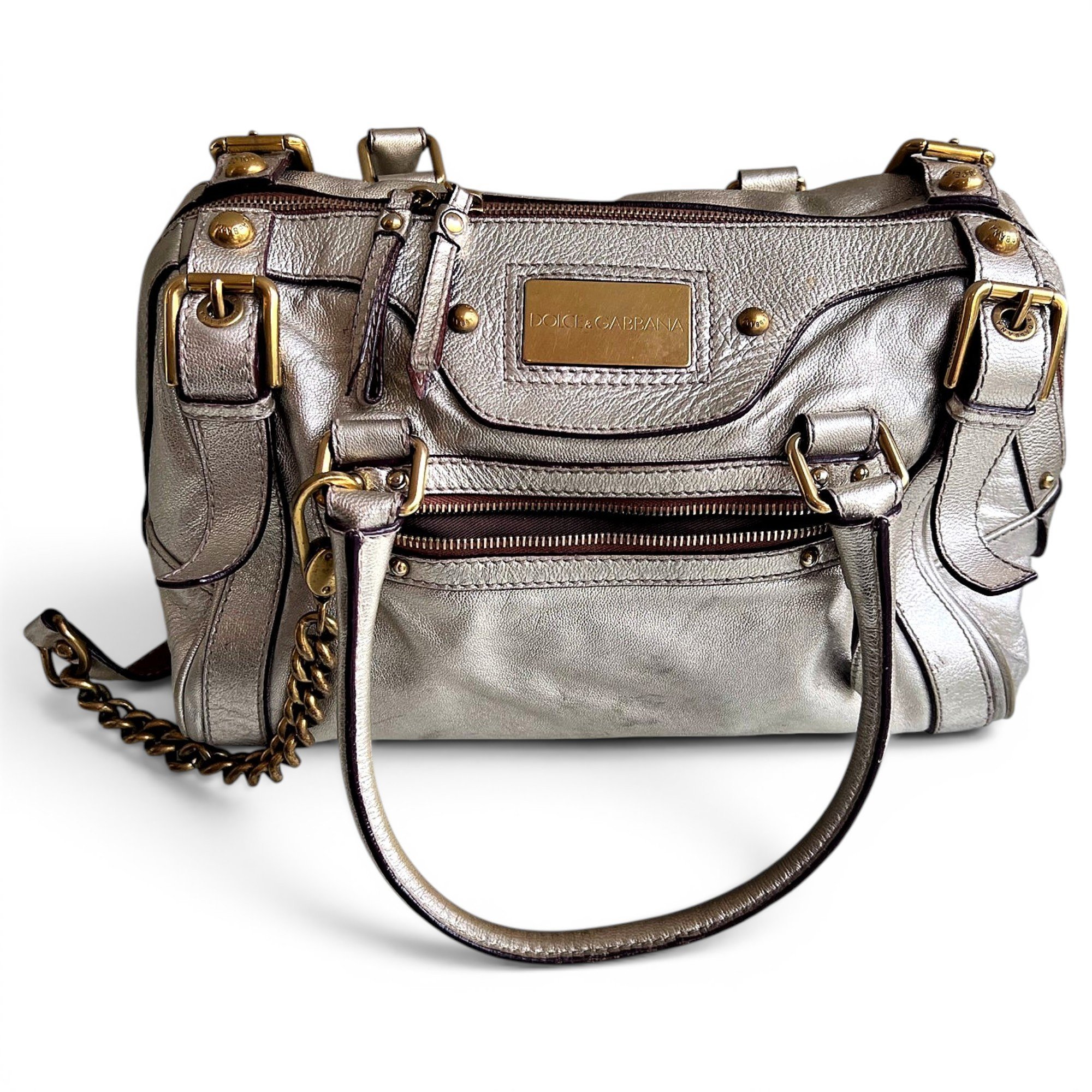 Leather handbag