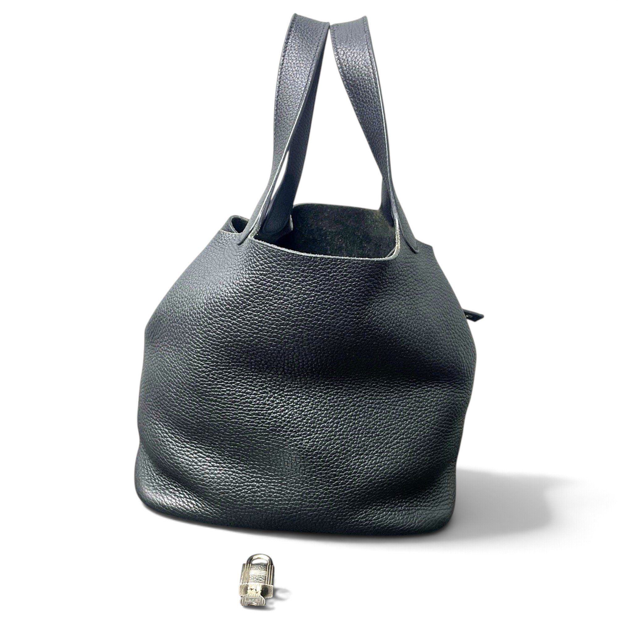 Picotin leather handbag