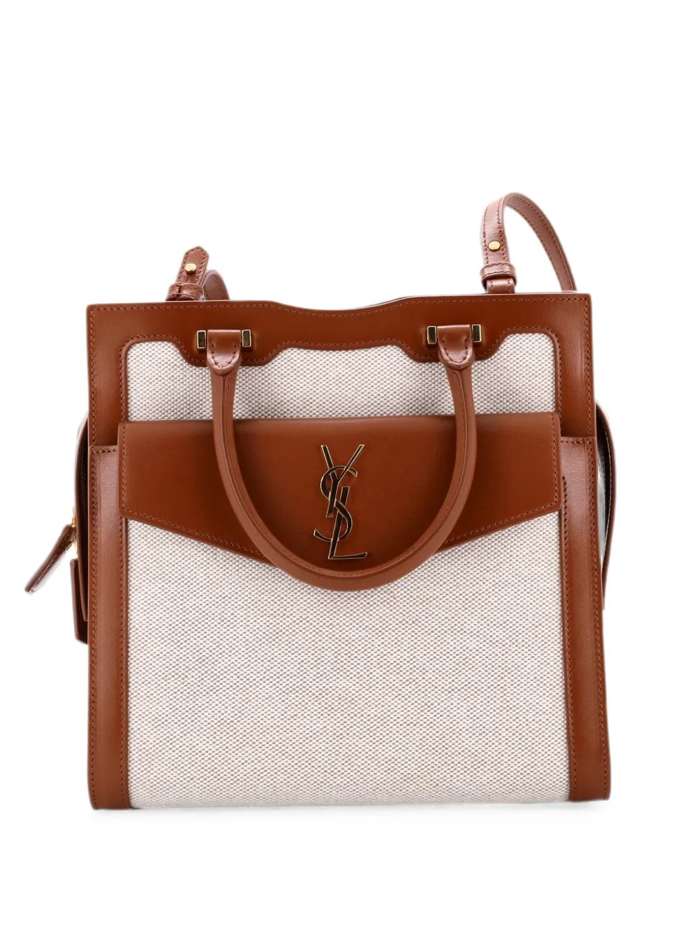 Uptown Canvas with Leather Small tote bag