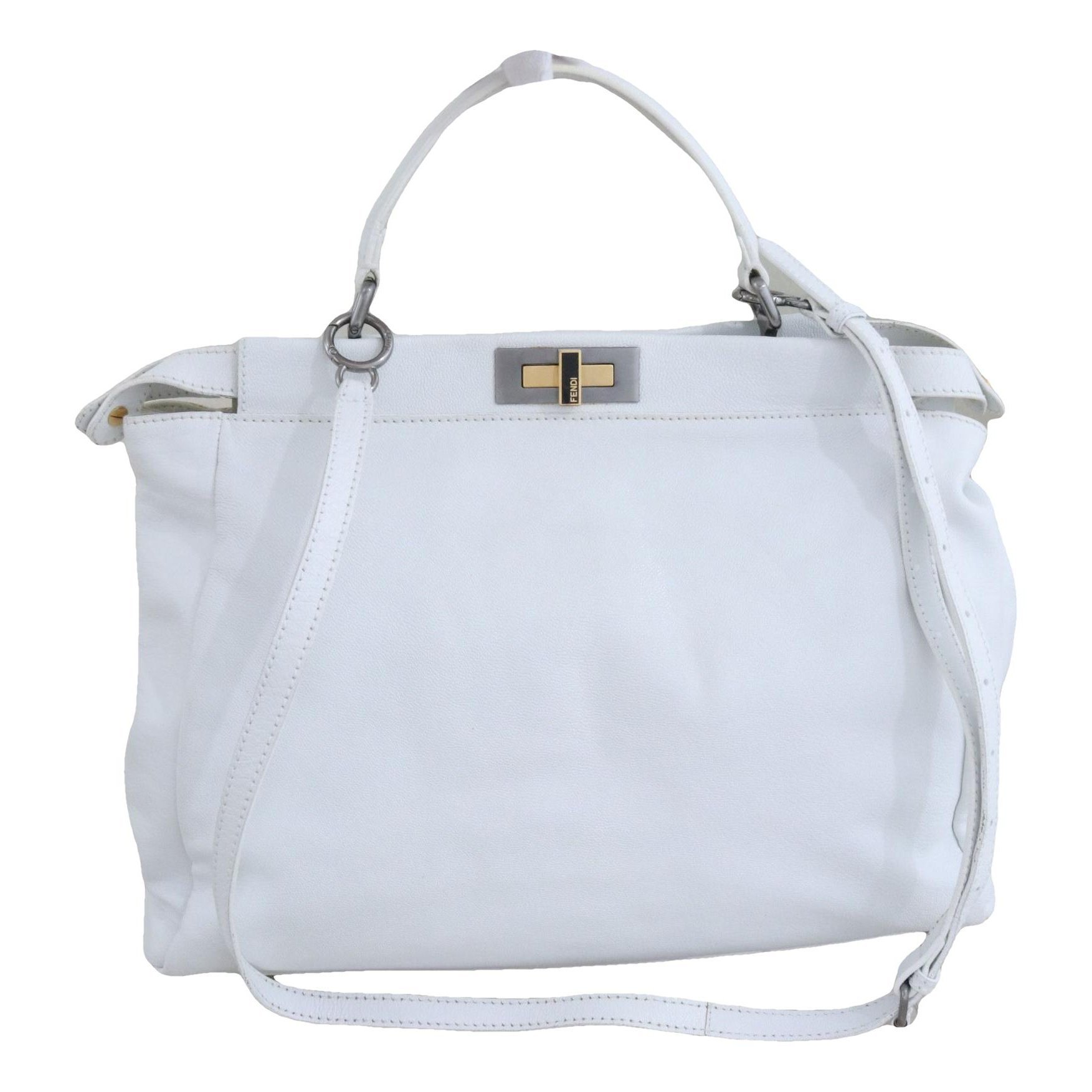 Peekaboo leather handbag