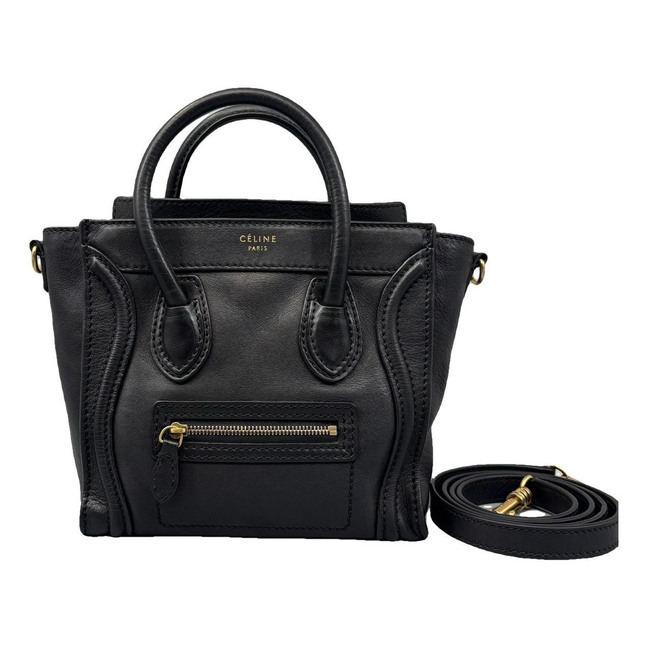 Nano Luggage leather handbag