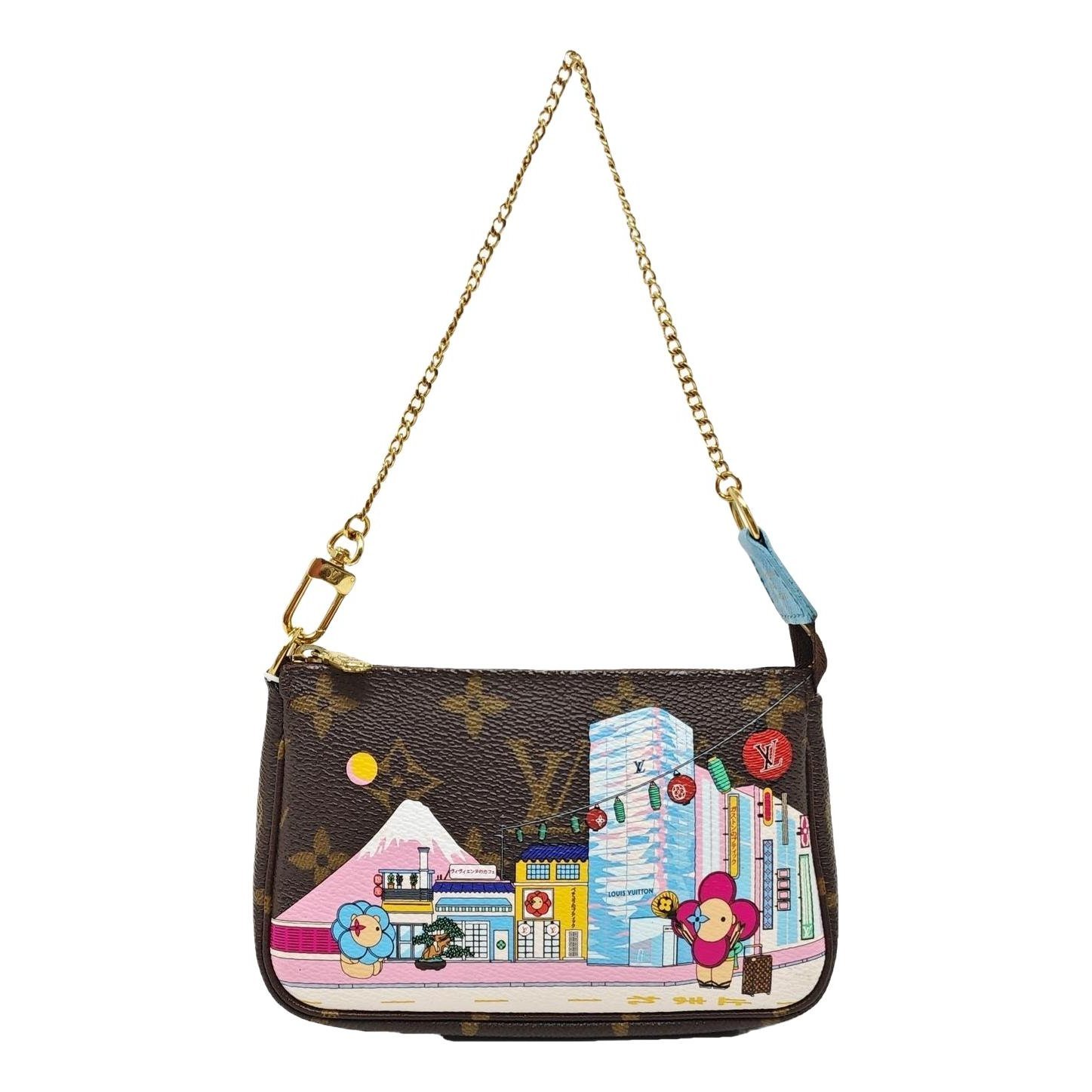 Maxi Multi Pochette Accessoires leather handbag