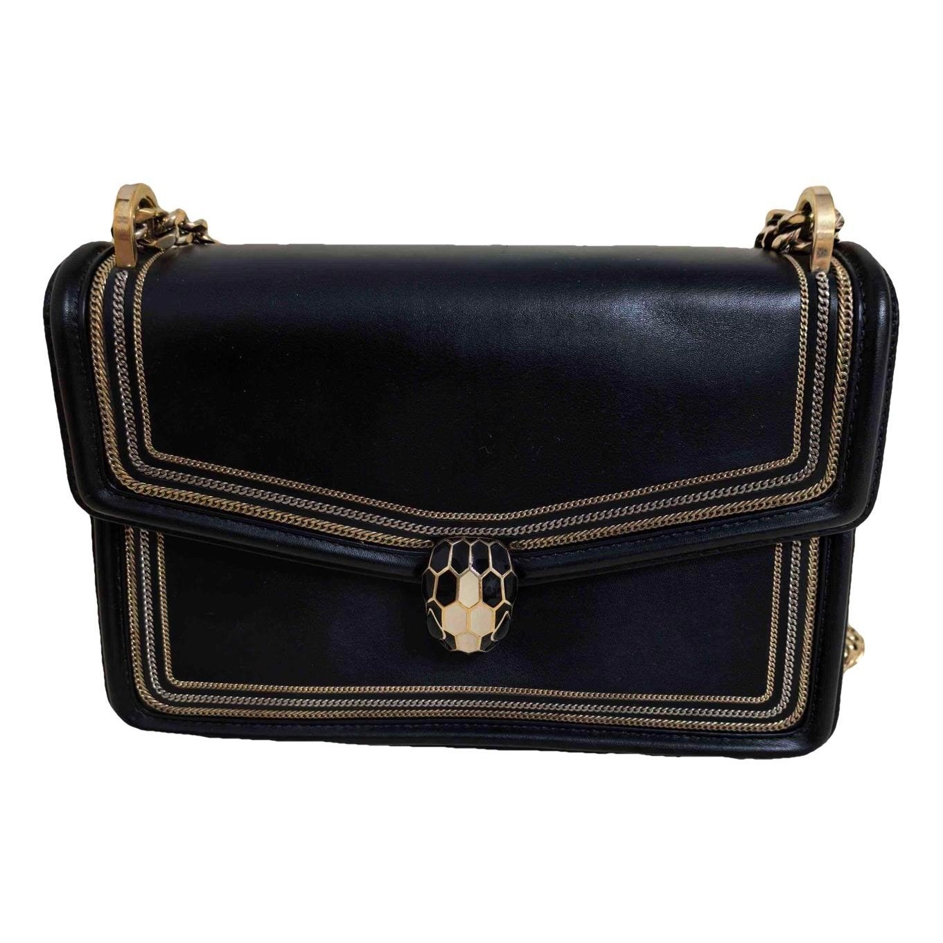 Serpenti leather handbag
