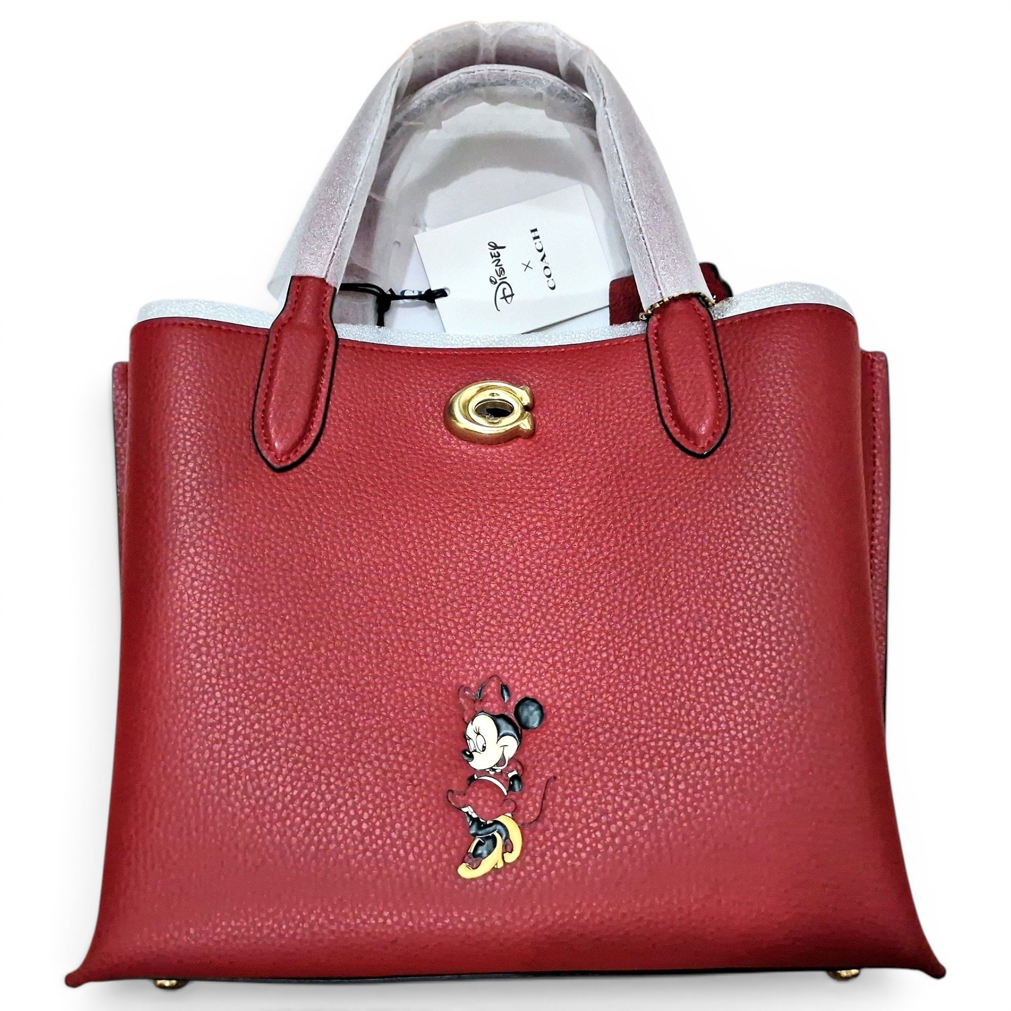  Disney collection leather handbag