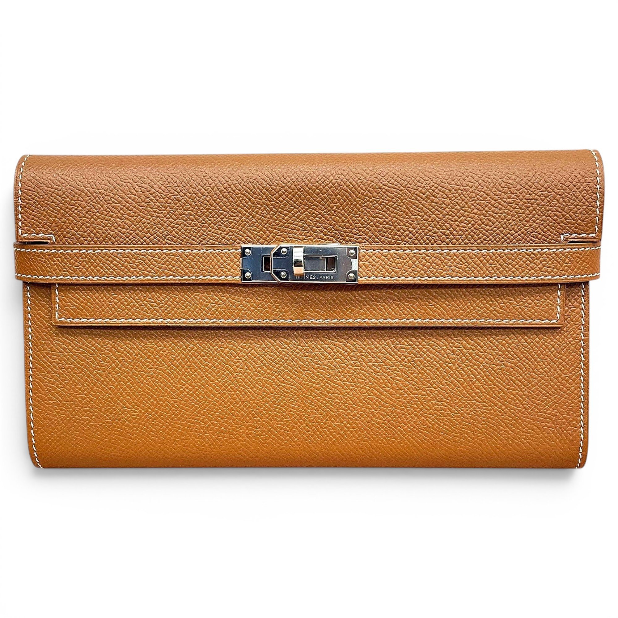 Kelly to go leather clutch bag