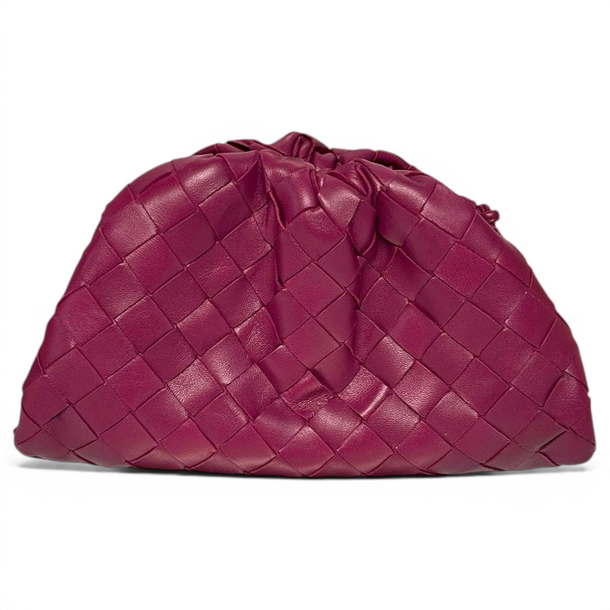 Pouch leather handbag