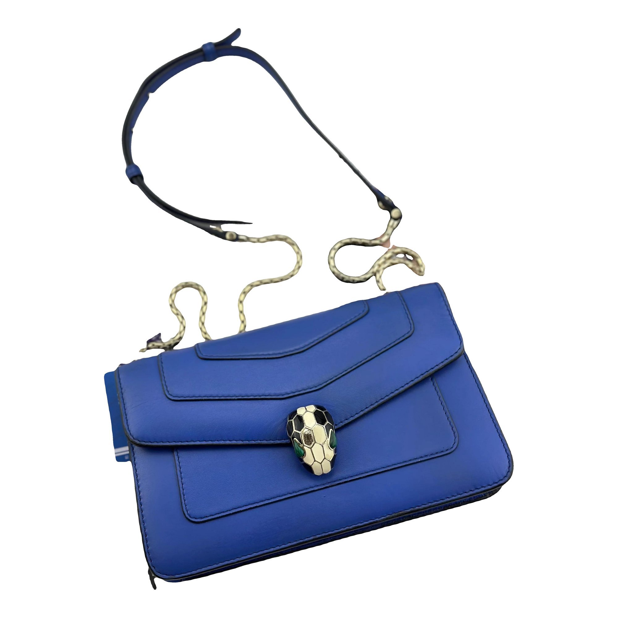 Serpenti leather mini bag