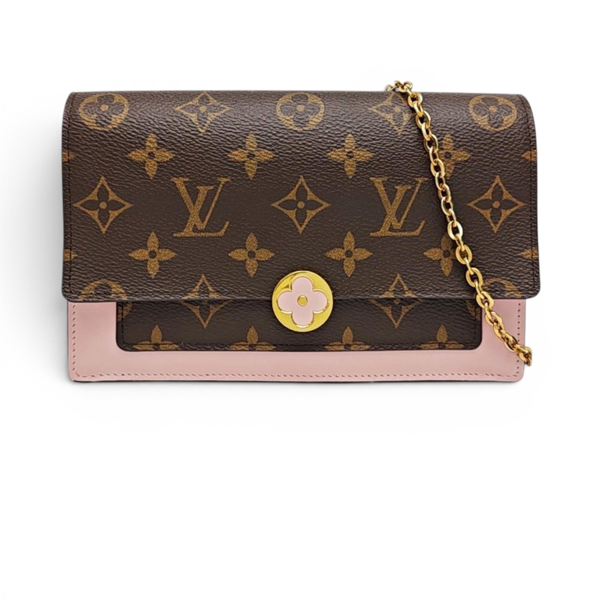 Flore chain leather handbag