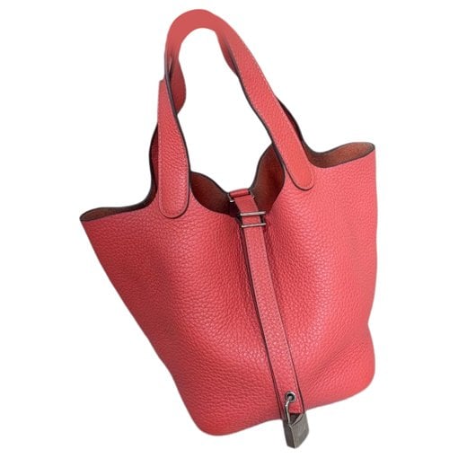 Picotin leather handbag