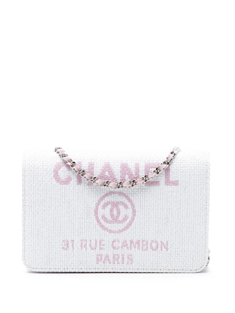 2017-2018 Canvas Deauville Wallet On Chain crossbody bag