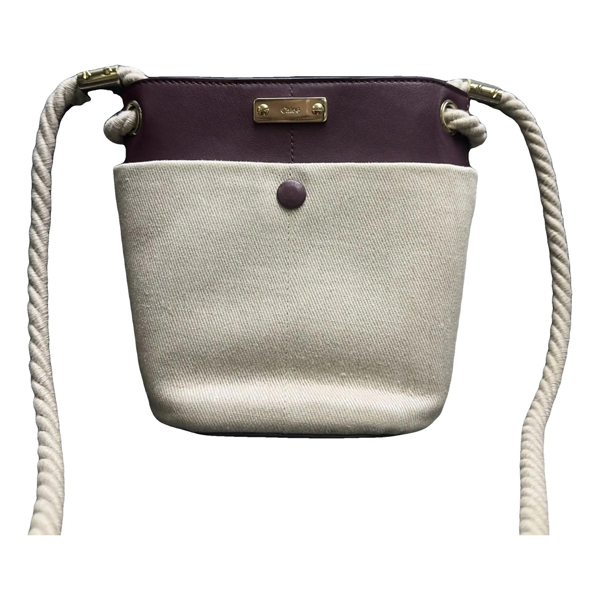 Woody Basket cloth handbag