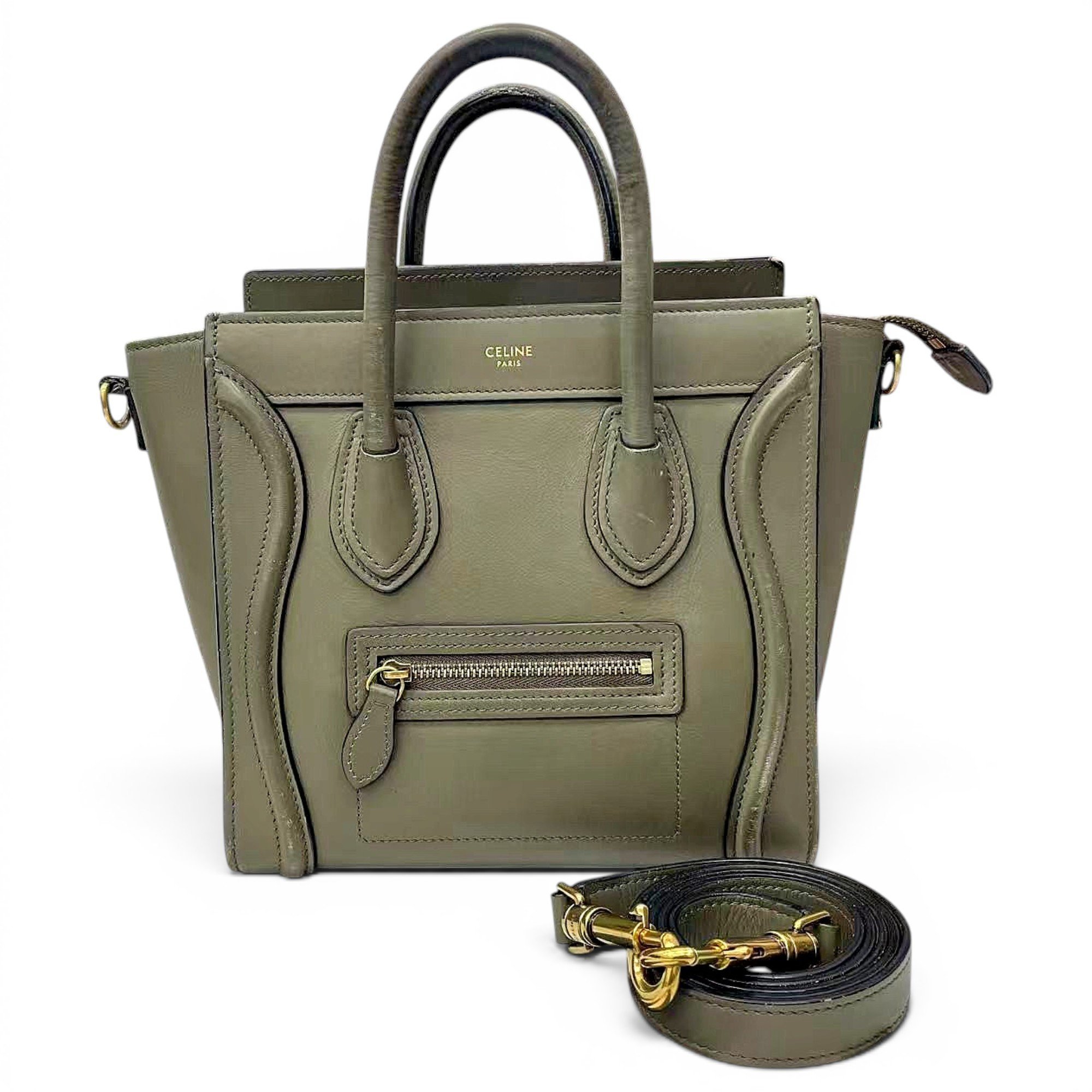 Luggage leather handbag