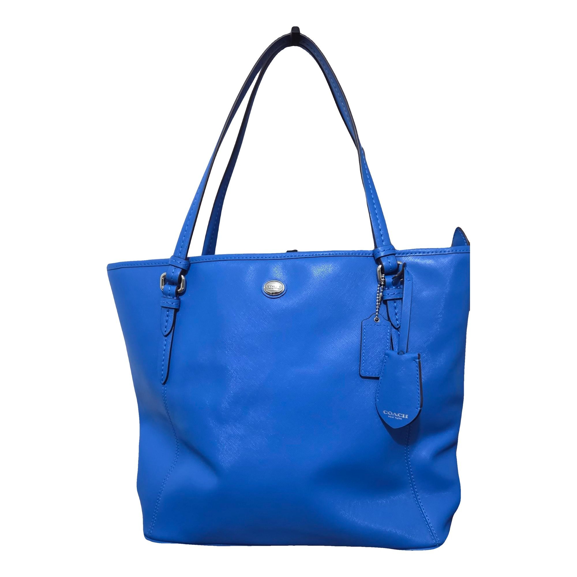 CITY ZIP TOTE leather tote