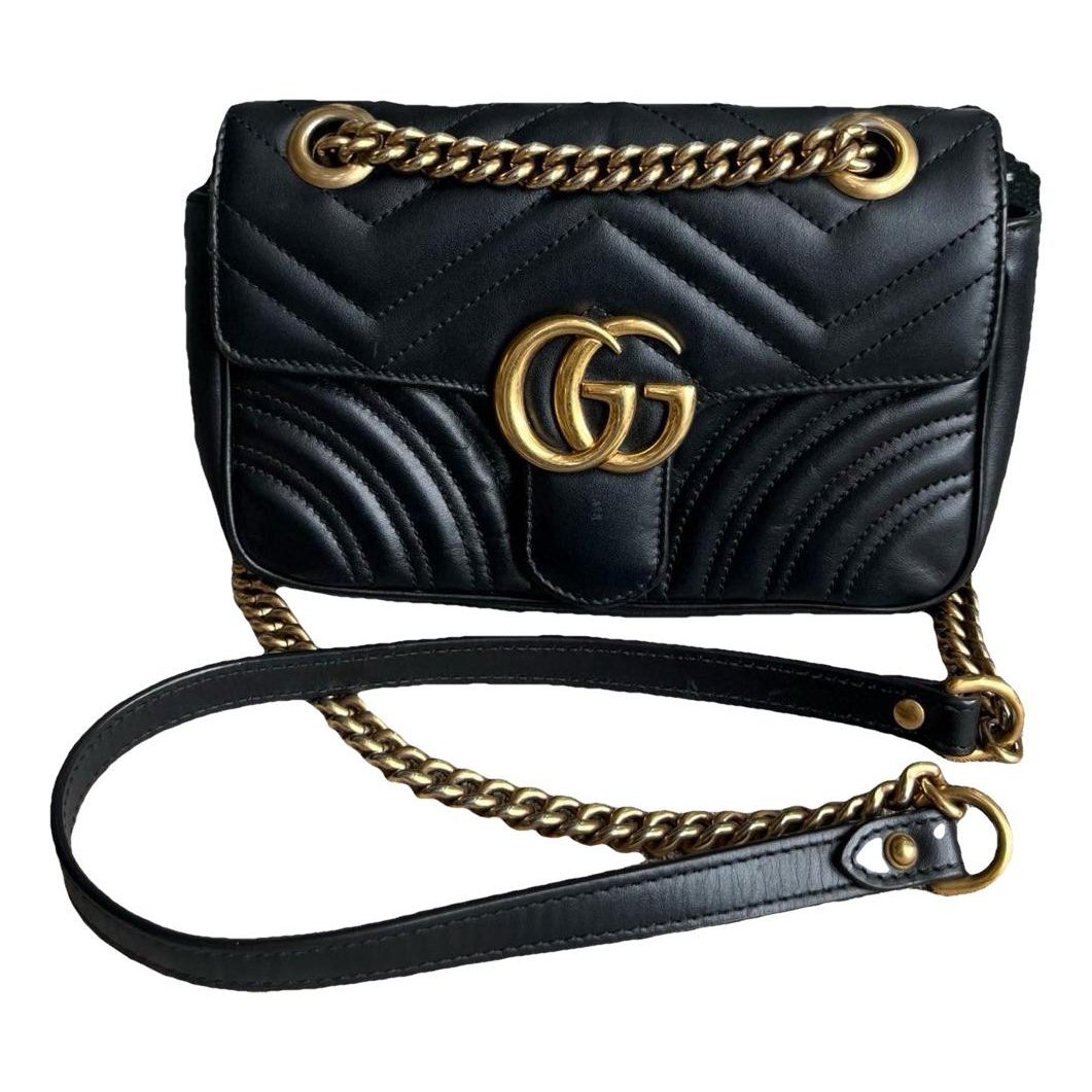 GG Marmont Flap leather handbag