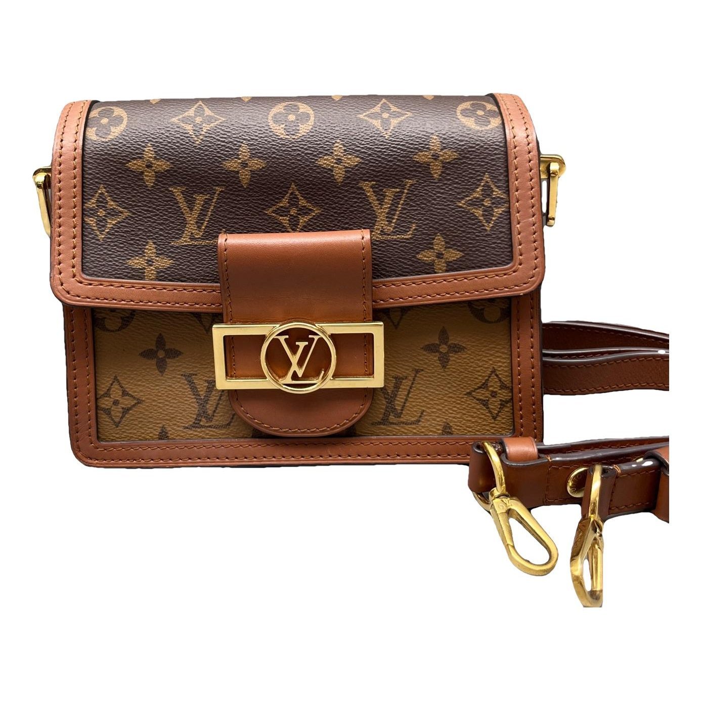 Dauphine leather handbag