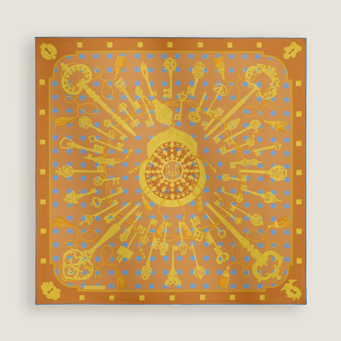 Les Cles Double Face Scarf 90