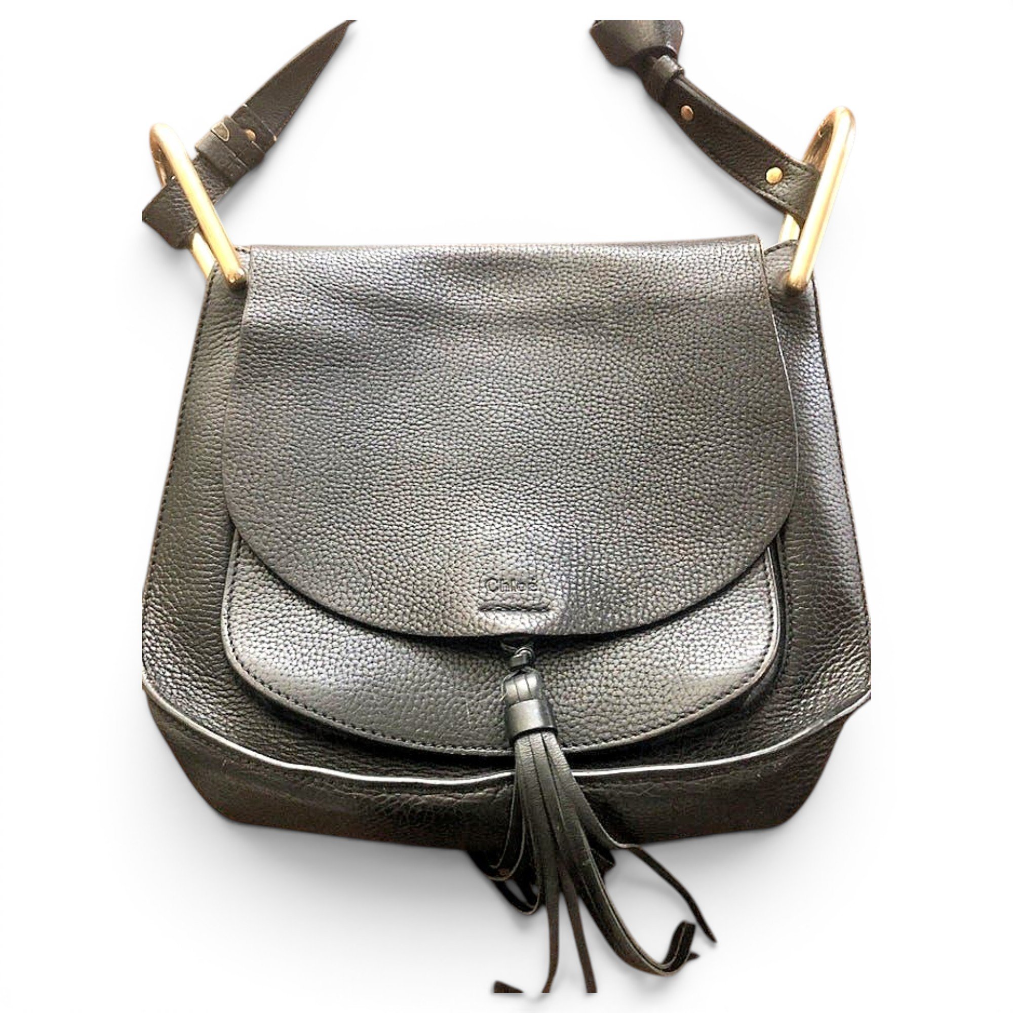 Hudson leather crossbody bag