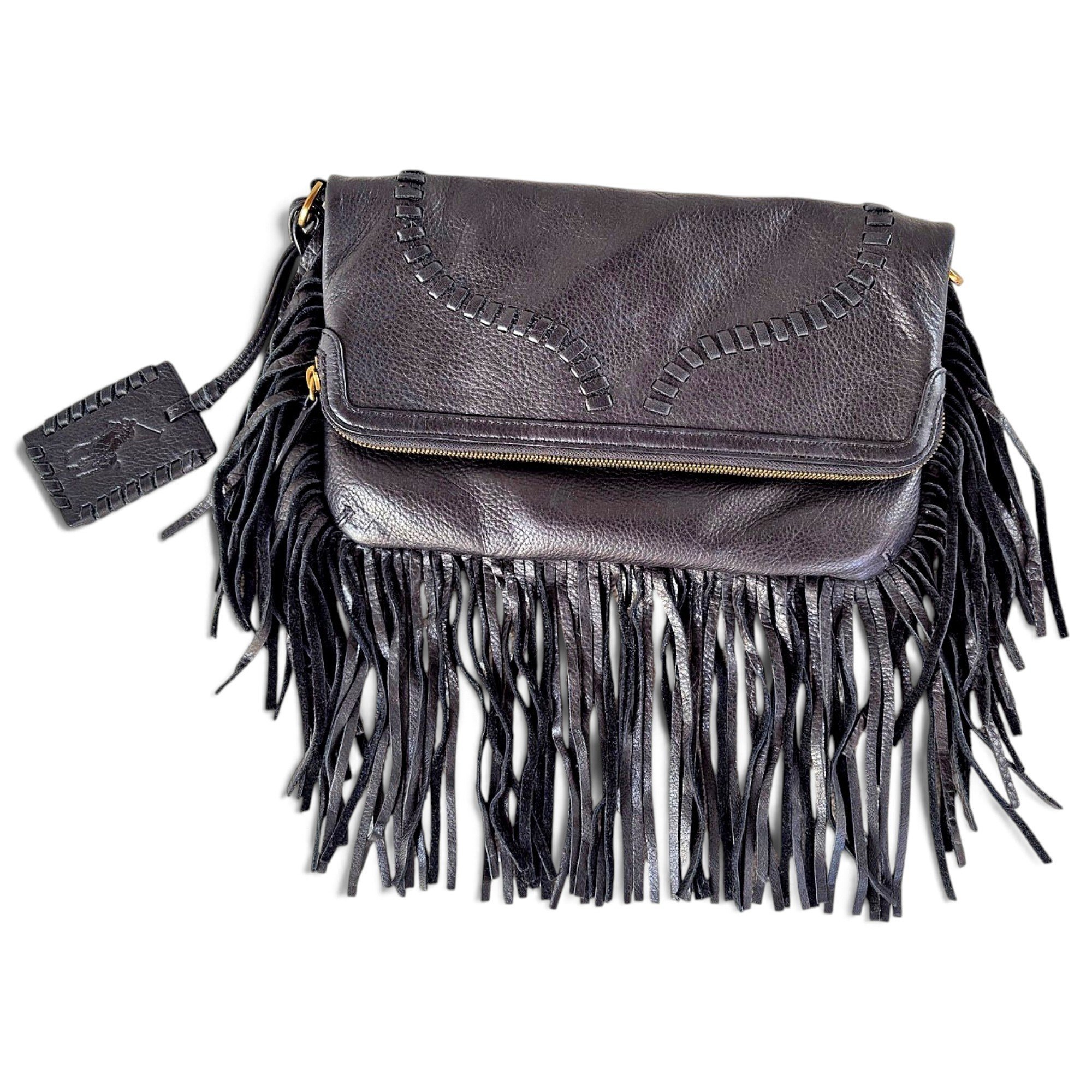 Leather crossbody bag
