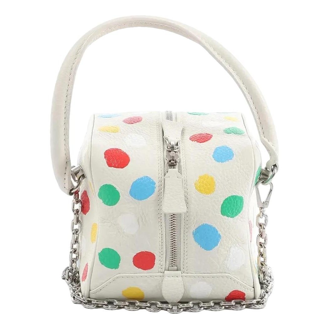 Square bag leather handbag