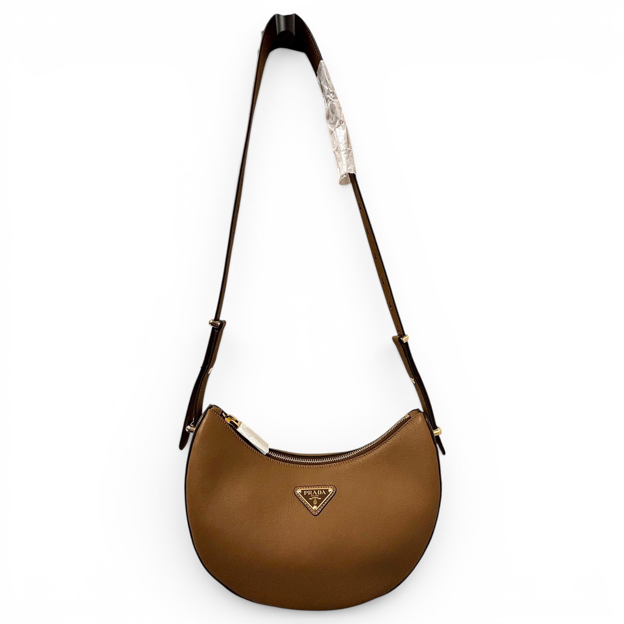 Arqué leather handbag
