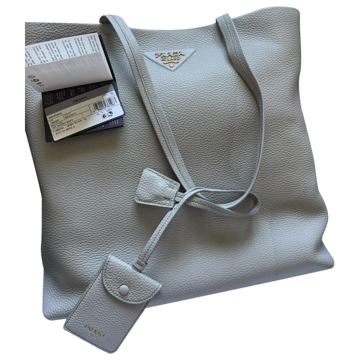 Leather tote
