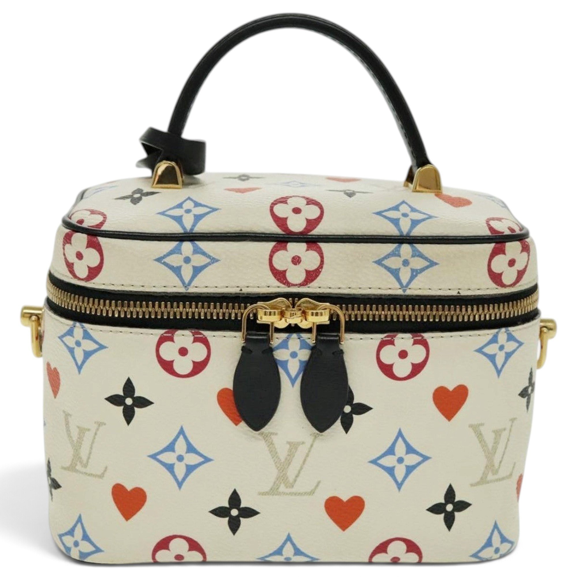 Vanity leather handbag