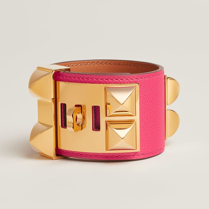 Rose Extrême Collier De Chien Bracelet
