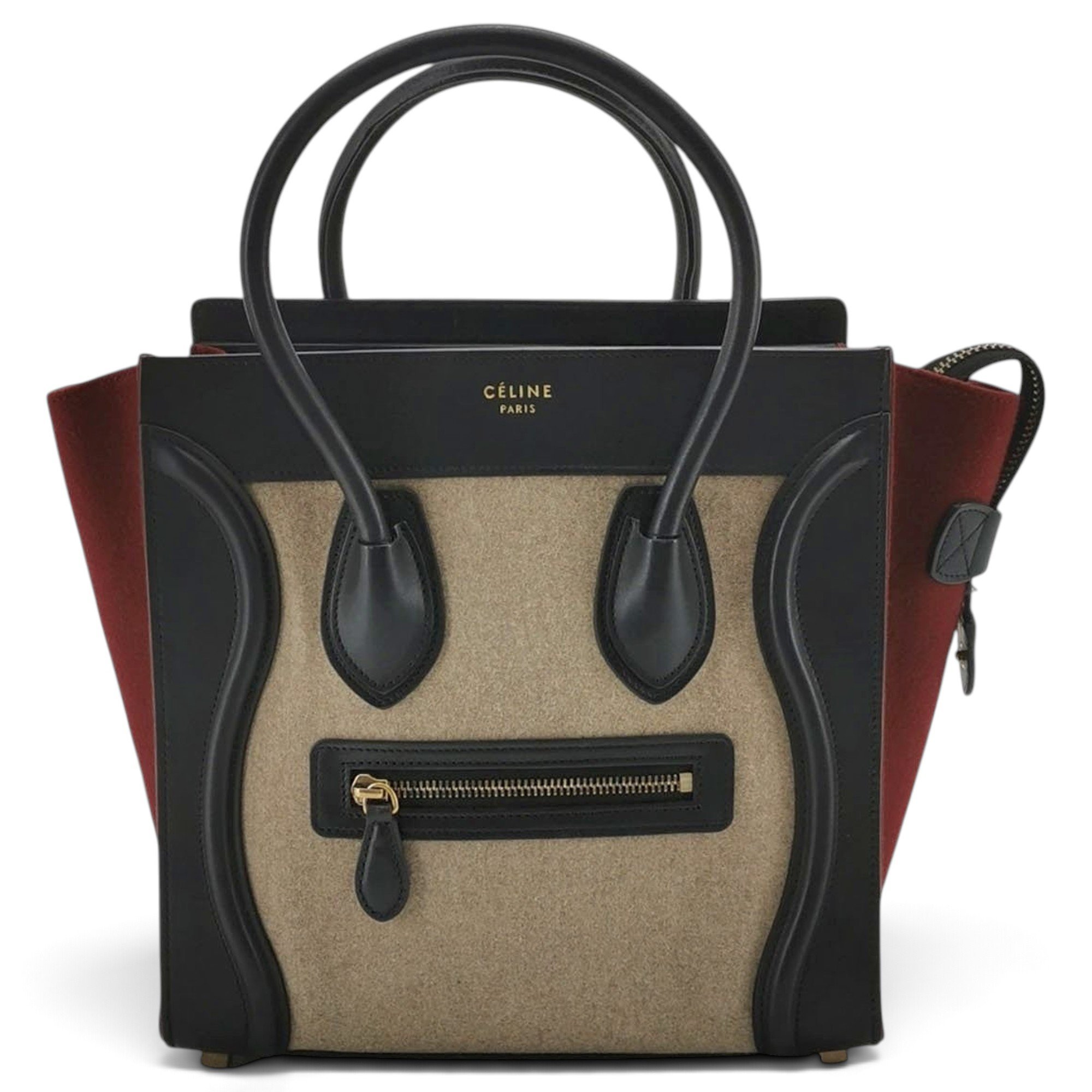 Luggage leather handbag