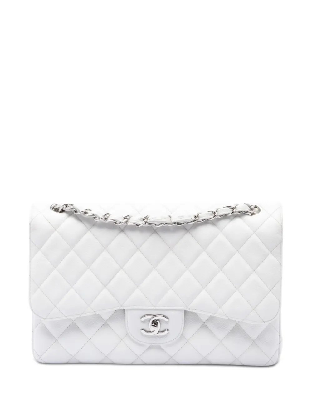 2010-2011 Jumbo Classic Caviar Double Flap shoulder bag
