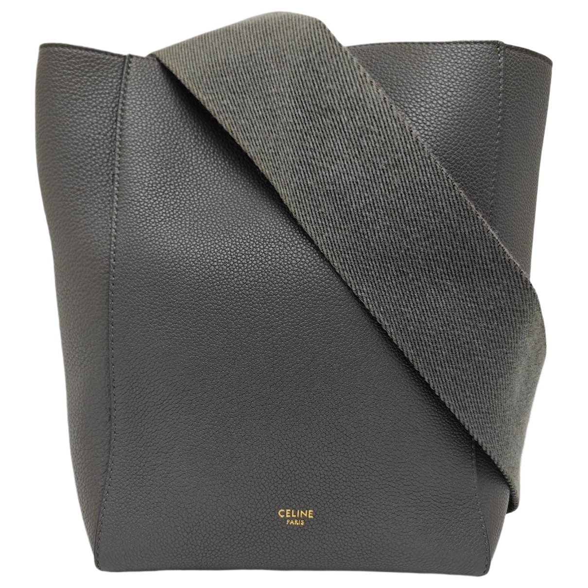 Seau Sangle leather handbag