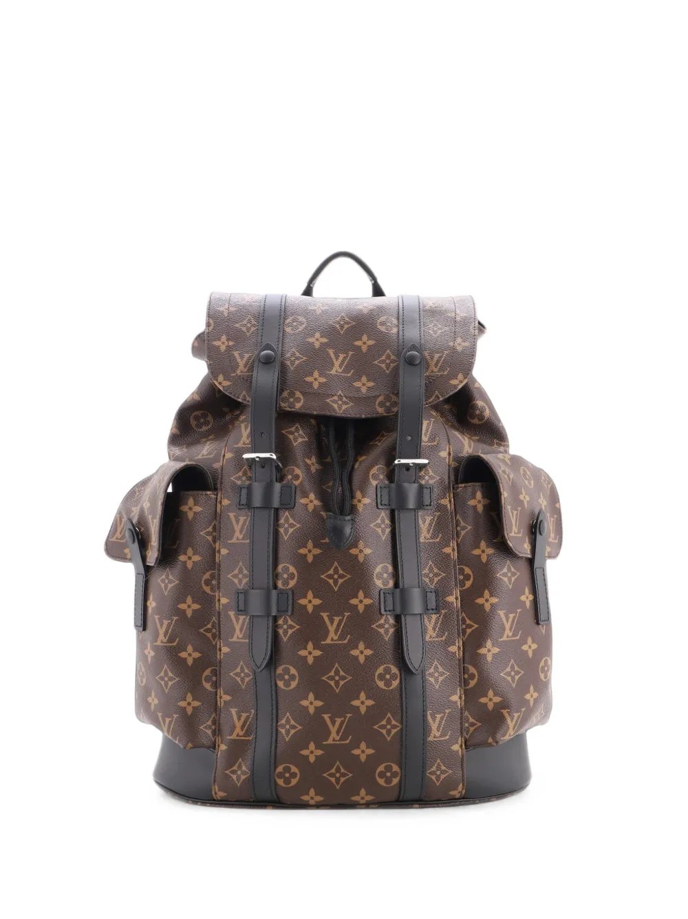 Christopher Macassar Monogram Canvas MM backpack