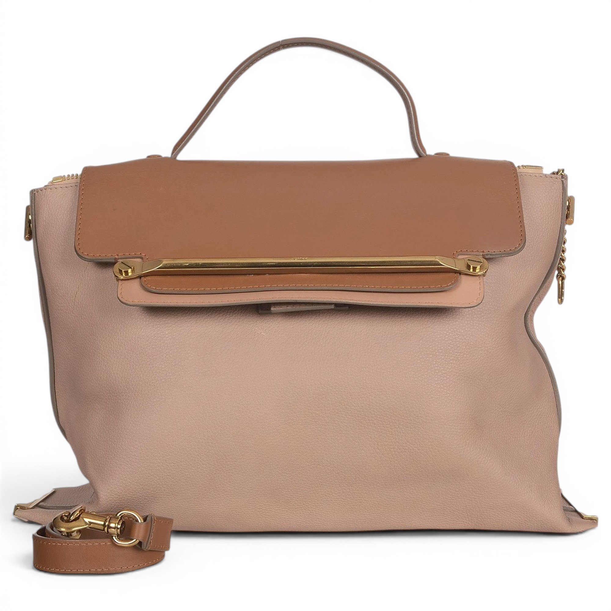 Clare leather tote