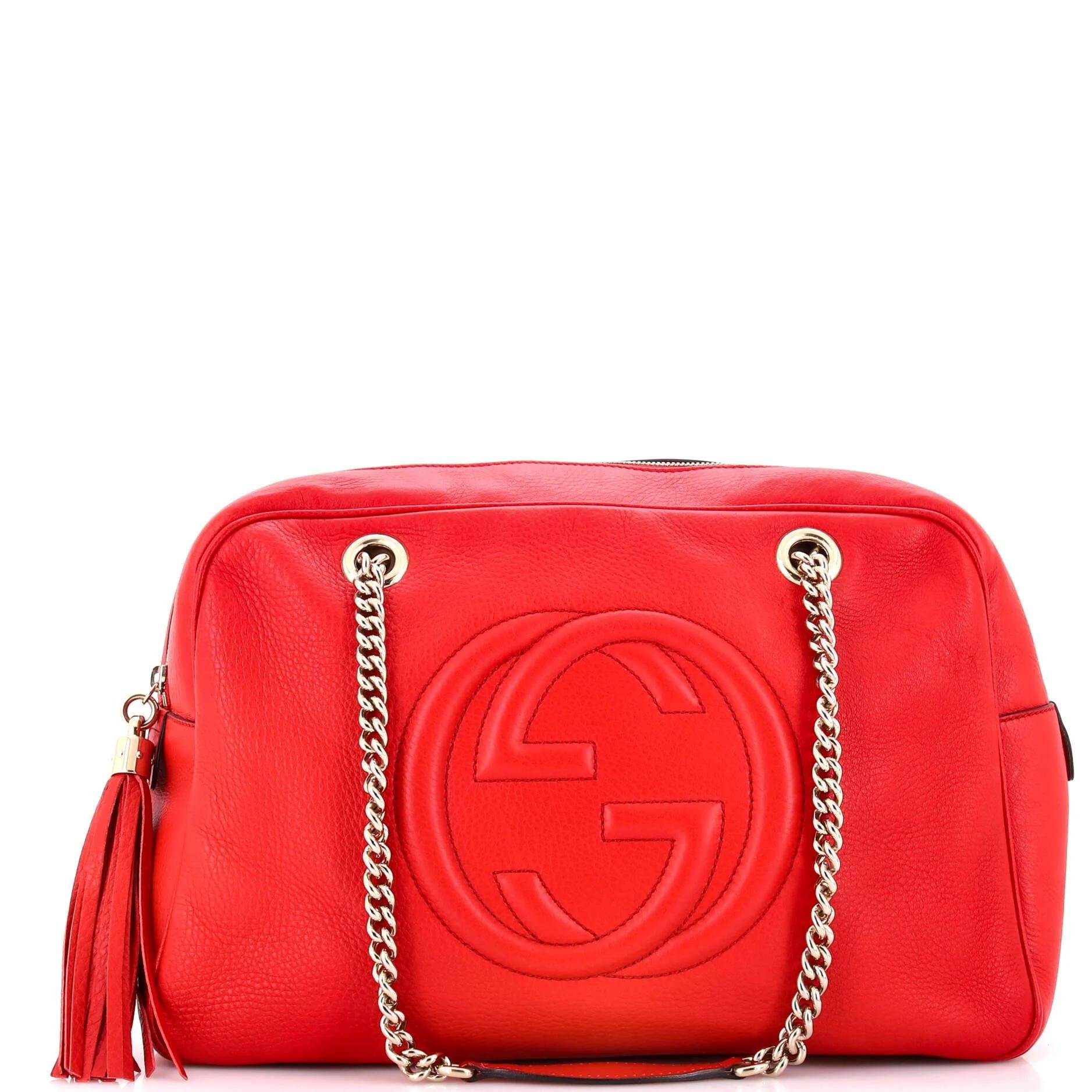 Leather handbag