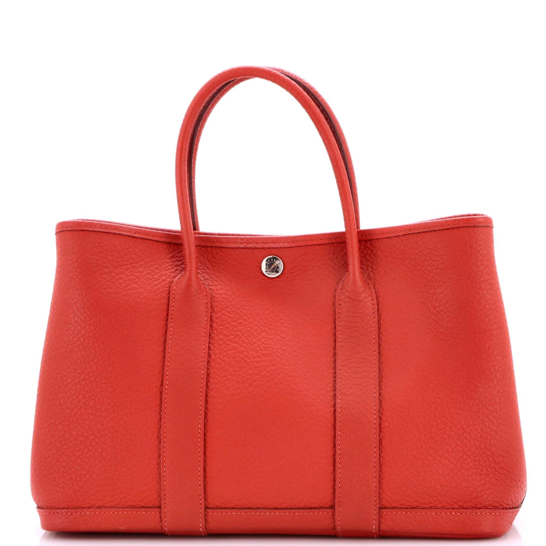 Leather tote