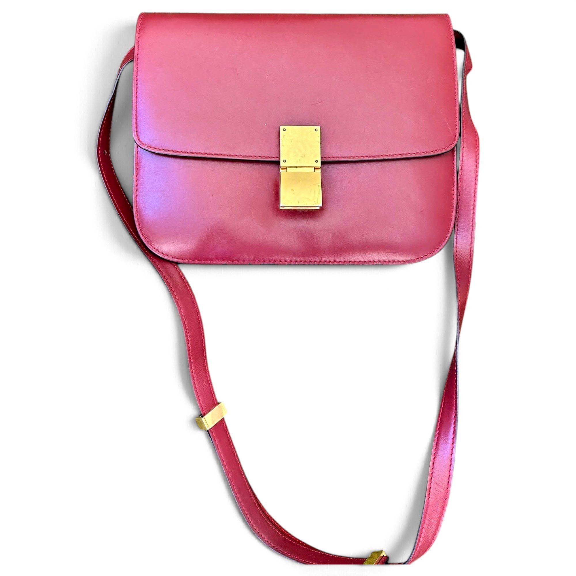 Classic leather crossbody bag