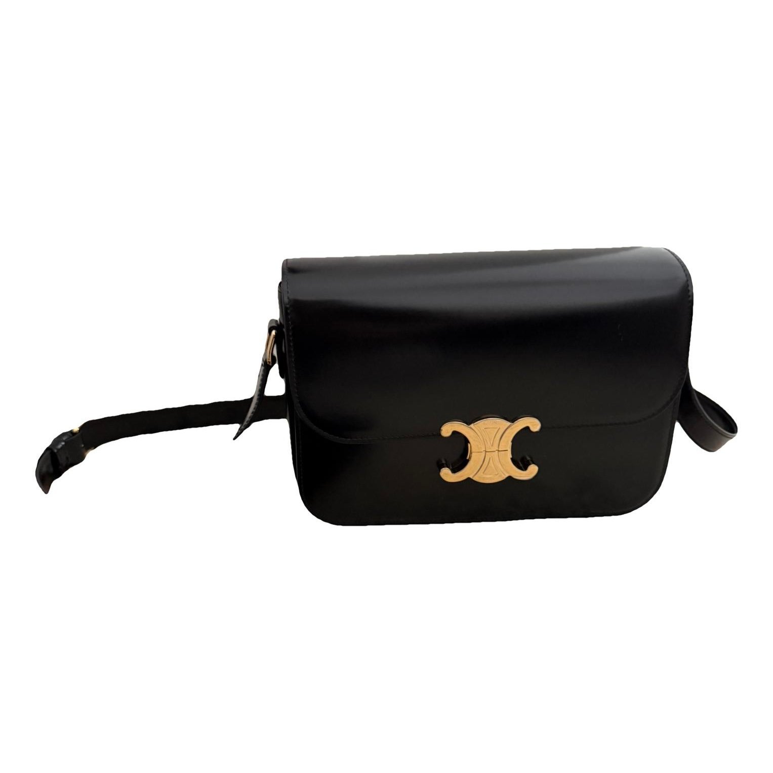 Triomphe leather handbag