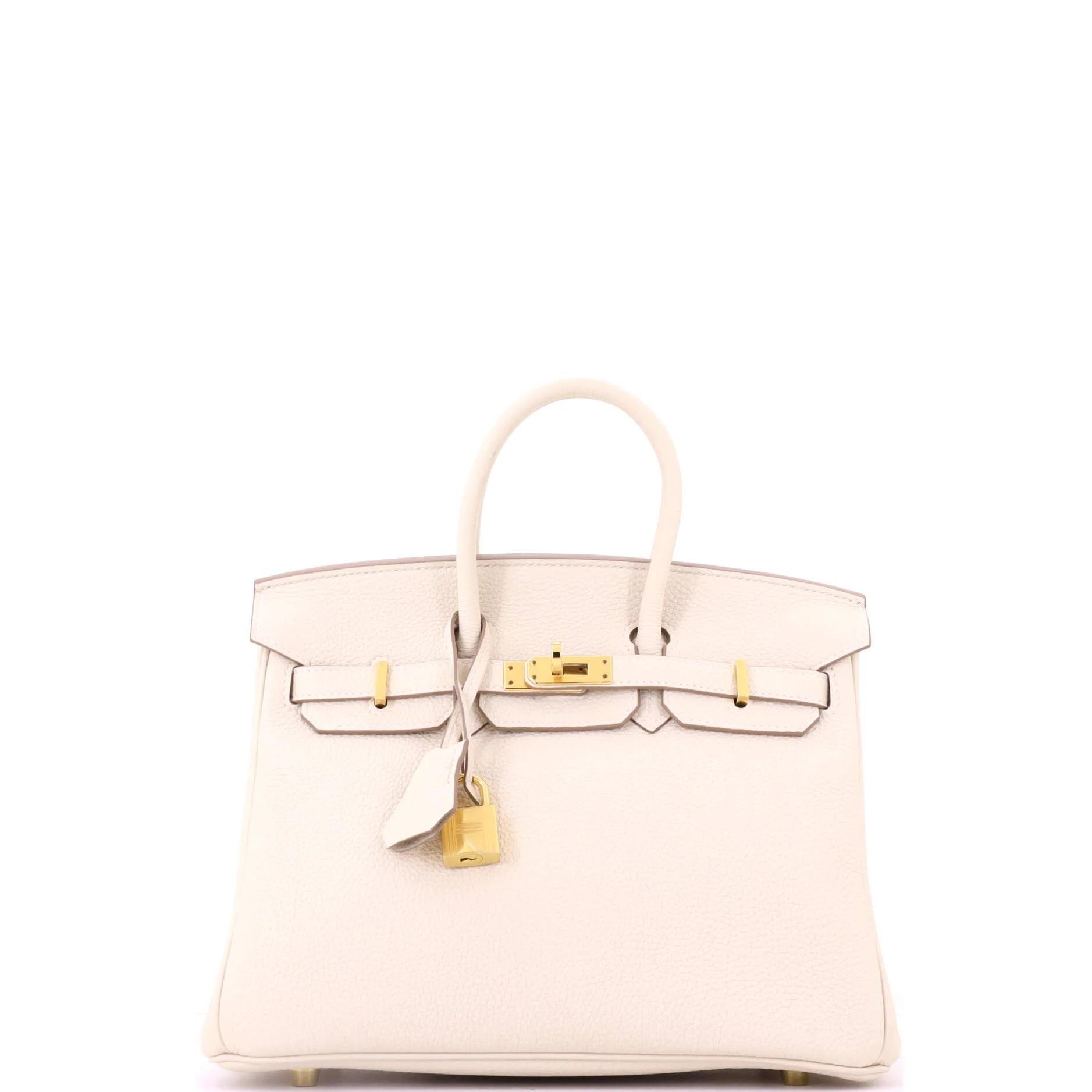 Birkin 25 leather tote