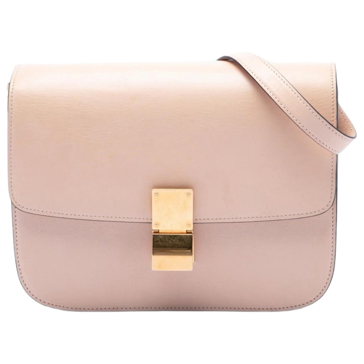Classic leather crossbody bag